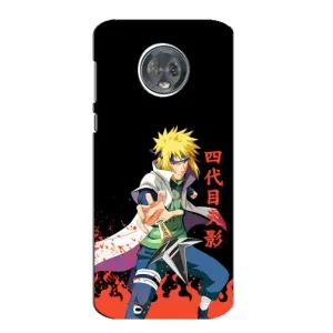 Купить Чехлы на телефон с принтом Anime для Motorola MOTO G6 (Минато)