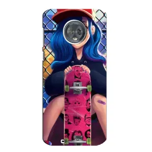 Чехол с картинкой Модные Девчонки Motorola MOTO G6 (Модная девушка)