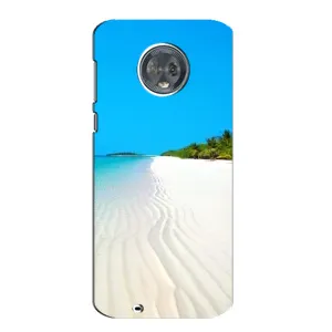 Летний Чехол на Motorola MOTO G6 (Море песок)