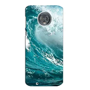 Летний Чехол на Motorola MOTO G6 (Морская волна)
