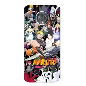 Купить Чехлы на телефон с принтом Anime для Motorola MOTO G6 (Наруто постер)