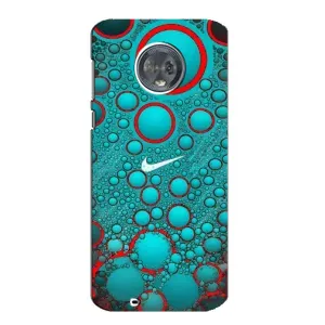 Силиконовый Чехол на Motorola MOTO G6 с картинкой Nike (Найк зеленый)