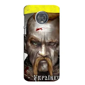 Чехол с картинкой (Патриотический КОЗАК) на Motorola MOTO G6 (Одноглазый Козак)