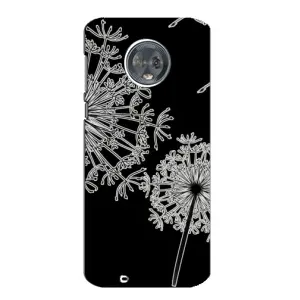 Силиконовый Чехол с одуванчиками на Motorola MOTO G6 (Одуванчики)