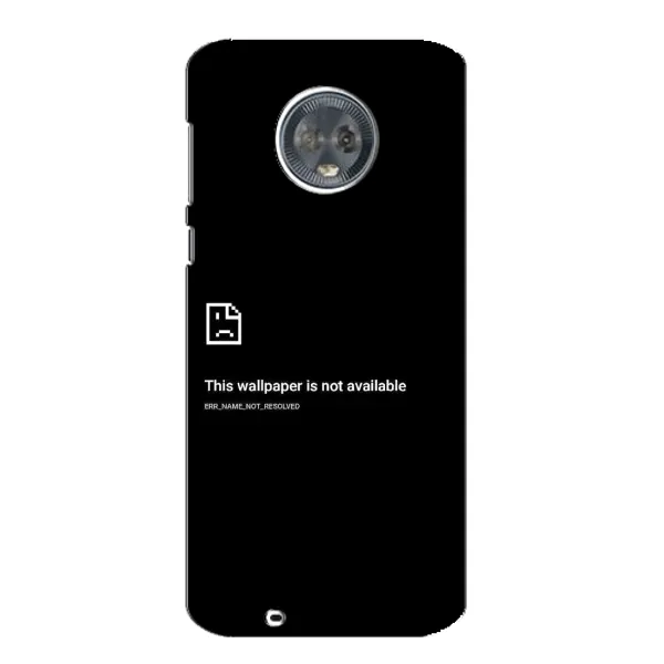 Чехол с рисунком «Ошибка» для Motorola MOTO G6 Чехол с рисунком «Ошибка» для Motorola MOTO G6