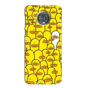 Силиконовый бампер с картинкой животных для Motorola MOTO G6 (Особенный)