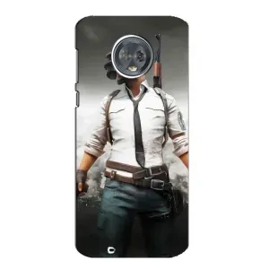 Чохол з картинкою "Герой Pubg" на Motorola MOTO G6 (Пабг)