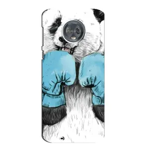 Чехлы с Пандами на Motorola MOTO G6 (Панда боксер)