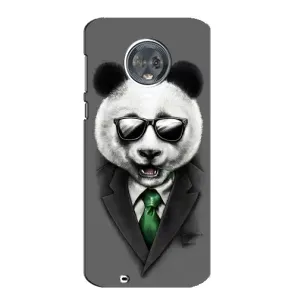 Чехлы с Пандами на Motorola MOTO G6 (Панда в очках)
