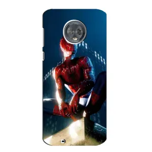 Чохол Супергерой Людина Павук на Motorola MOTO G6 (Павук на домі)