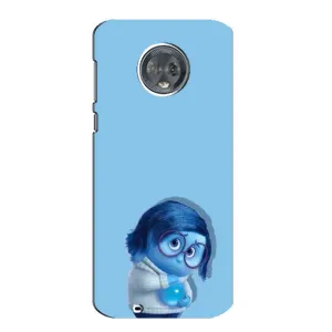 Чехол Головоломка для Motorola MOTO G6 - (AlphaPrint) (Печаль)