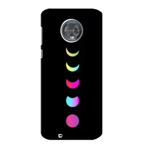 Чехол (ТПУ) с планетами на Motorola MOTO G6 (Полнолуние)