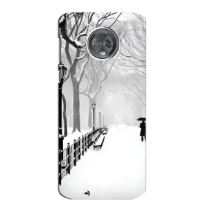 Чехлы на Новый Год Motorola MOTO G6 (Снегом замело)