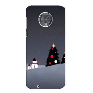 Чехлы на Новый Год Motorola MOTO G6 (Снеговички)