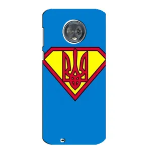Чехол с картинкой (Патриотический ГЕРБ) на Motorola MOTO G6 (Super - Герб)