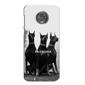 Чехол ДОБЕРМАН для Motorola MOTO G6 (Три добермана)