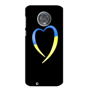 Силиконовый Чехол на Motorola MOTO G6 (Я-Украина) (Украинское сердце)