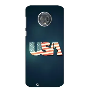 Чохол Прапор USA для Motorola MOTO G6 (USA)