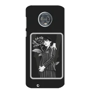 Чехлы с принтом Уэнсдей на Motorola MOTO G6 (Венсдей картина)