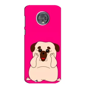 Чехол (ТПУ) Милые собачки для Motorola MOTO G6 (Веселый Мопсик)