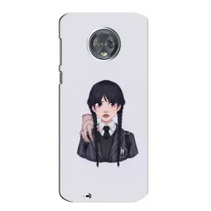 Чехлы с принтом Уэнсдей на Motorola MOTO G6 (Вещь Венсдей)