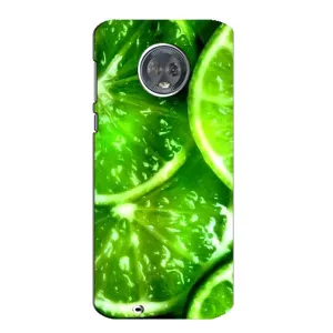 Чехол с изображением вкусной еды для Motorola MOTO G6 (Яркий ЛАЙМ)
