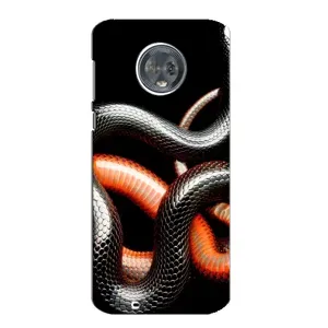 Чехлы с изображением разных животных для Motorola MOTO G6 (Змея)