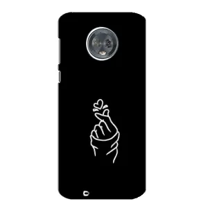 Чехлы (Знак сердечка) на Motorola MOTO G6 (Знак Сердечка)