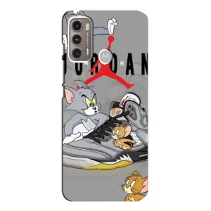 Силиконовый Чехол Nike Air Jordan на Моторола Мото джи 60 (Air Jordan)