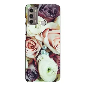 Чехлы с принтом Розочки для Motorola MOTO G60 (Букет РОЗ)
