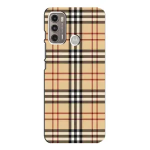 Чехол с Брендами одежды на Моторола Мото джи 60 (Burberry стиль)