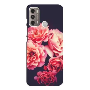 Чехлы с тематикой "ЦВЕТЫ" на Motorola MOTO G60 (Бутоны)