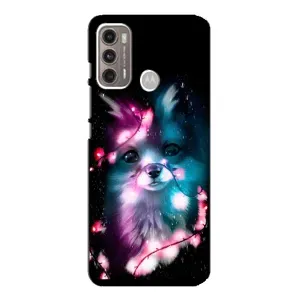 Чохол з Лисичкою для Motorola MOTO G60 (Чорна лисиця)