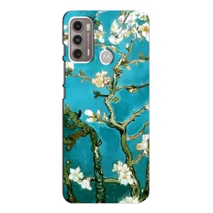 Чехол с принтом САКУРЫ на Motorola MOTO G60 (Цветение Сакуры)