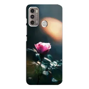 Чехлы с принтом Розочки для Motorola MOTO G60 (Цветок ночной)
