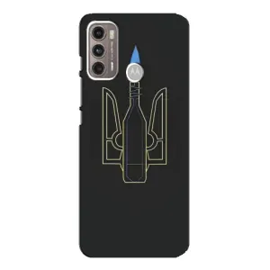 Чехол с картинкой (Патриотический ГЕРБ) на Motorola MOTO G60 (Герб - Молотова)