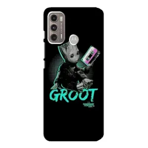 Чехол Супергерои Марвел на Моторола Мото джи 60 (Groot)