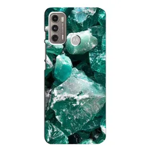 Чехол (Дорого -богато) на Motorola MOTO G60 (Изумруд)