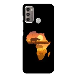 Летний Чехол на Motorola MOTO G60 (Карта)