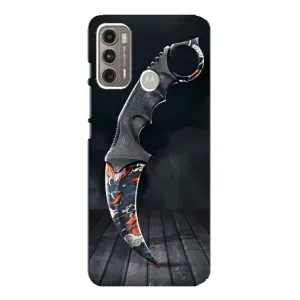 Чехол КИБЕРСПОРТ для Motorola MOTO G60 (Кинжал КС ГО)