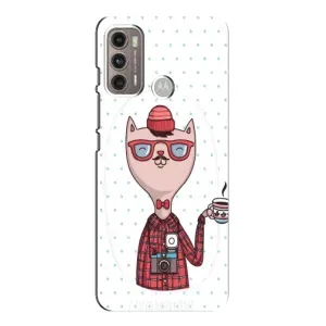 Чохол на тематику: Коти для Motorola MOTO G60 (Кіт аристократ)