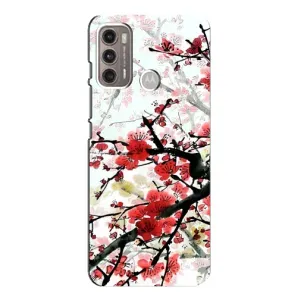 Чехол с принтом САКУРЫ на Motorola MOTO G60 (Красивая Сакура)