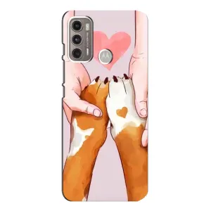 Чохол (ТПУ) Милі песики для Motorola MOTO G60 (Любов до собак)
