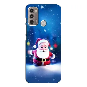 Чехлы на Новый Год Motorola MOTO G60 (Маленький Дед Мороз)