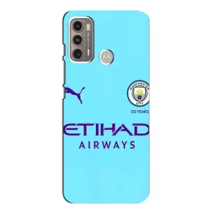 Силиконовые Чехлы принт Футбол на Motorola MOTO G60 (Man City)