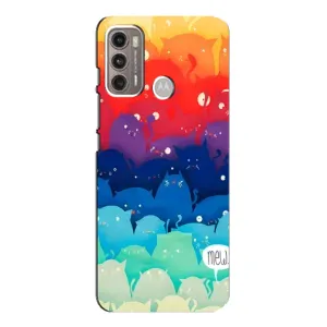 Силіконовий чохол з котиком для Motorola MOTO G60 (Mew)
