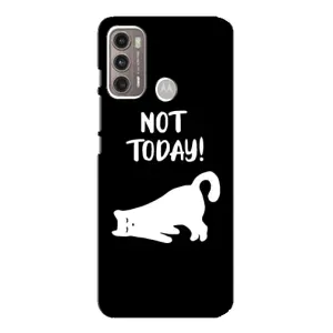 Бампер з зображенням Котиків для Моторола Мото джі 60 (Not Today)