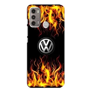 Чехол "Фольксваген" для Motorola MOTO G60 (Огненный Лого)