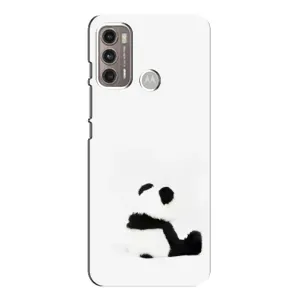 Чехлы с Пандами на Motorola MOTO G60 (Панда обиделся)