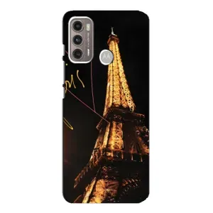 Чехол с Эйфелевой башней на Motorola MOTO G60 (Paris)